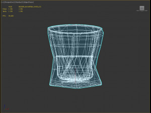 design---glass of whiskey penta Modelo 3D