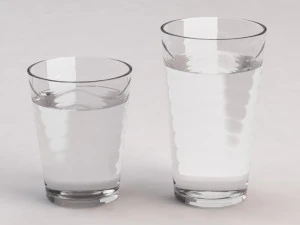 デザイン---ウイスキーペンタのグラス 3Dモデル