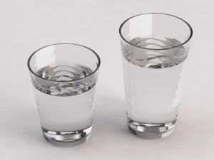 デザイン---ウイスキーペンタのグラス 3Dモデル