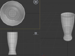 design---glass beerbottle 3d 3D Model