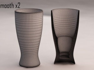 design---glass beerbottle 3d 3D Model