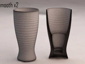 design---glass beerbottle 3d 3D Model