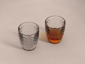 design --- tabuleiro de vidro com rum Modelo 3D