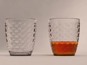 design --- tabuleiro de vidro com rum Modelo 3D