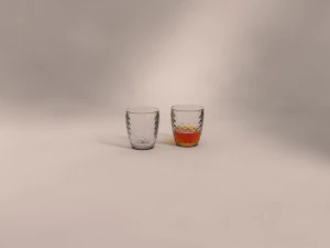 design --- tabuleiro de vidro com rum Modelo 3D