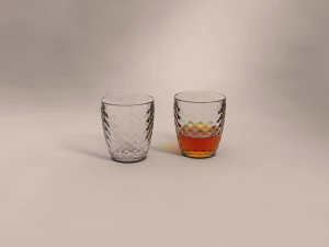 design --- tabuleiro de vidro com rum Modelo 3D