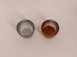 design --- tabuleiro de vidro com rum Modelo 3D