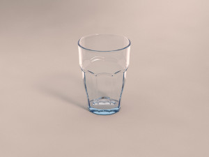 design---glass ennea with orange juice v2 3d 3D Model