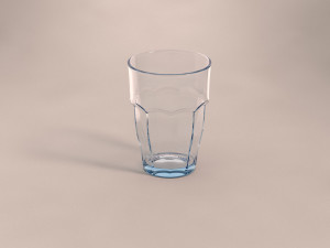 design---glass ennea with orange juice v2 3d 3D Model