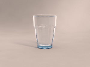 design---glass ennea with orange juice v2 3d 3D Model