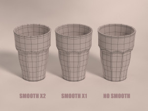 design---glass ennea with orange juice v2 3d 3D Model
