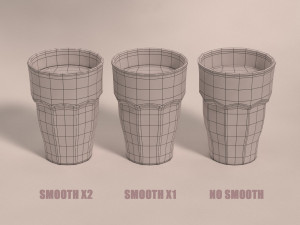 design---glass ennea with orange juice v2 3d 3D Model