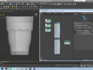 design---glass ennea with orange juice v2 3d 3D Model