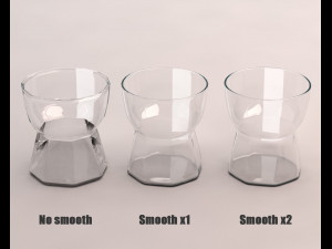 design---glass water hexa model 3D 模型