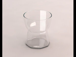 design---glass water hexa model 3D Model