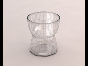 design---glass water hexa model 3D 模型