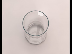 design---glass water hexa model 3D 模型