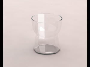 design---glass water hexa model 3D 模型