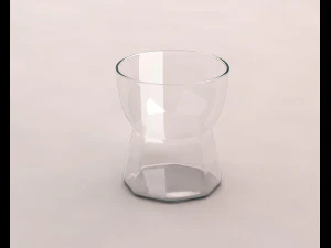 design---glass water hexa model 3D Model