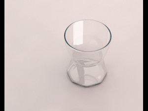 design---glass water hexa model 3D 模型