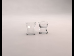 design---glass water hexa model 3D 模型