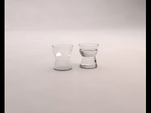 design---glass water hexa model 3D Model