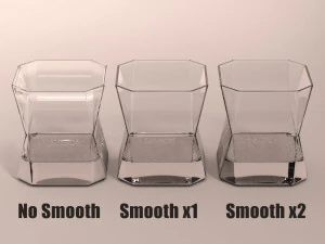 design-glass whiskey square 3D Model