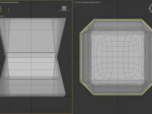 design-glass whiskey square 3D Model