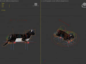 origami --- configura&ccedil;&atilde;o de gato Modelo 3D
