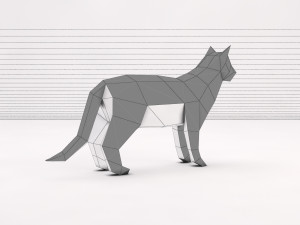origami---cat setup 3D Модель