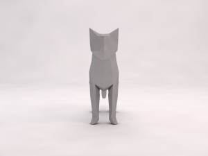 origami---cat Modelo 3D