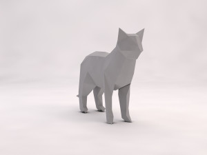 origami---cat Modelo 3D