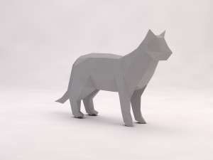 origami---cat Modelo 3D