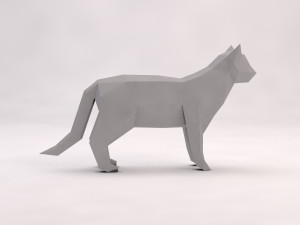 origami---cat Modelo 3D