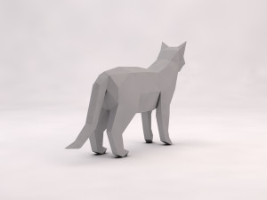 origami---cat Modelo 3D