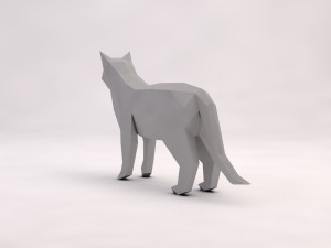 origami---cat Modelo 3D