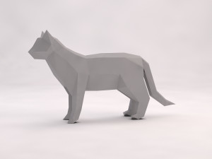 origami---cat Modelo 3D