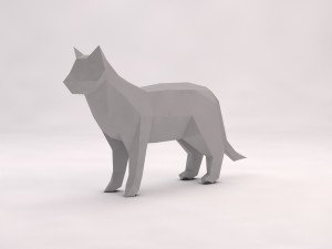 origami---cat Modelo 3D