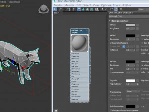 Origami---Katze 3D Modell