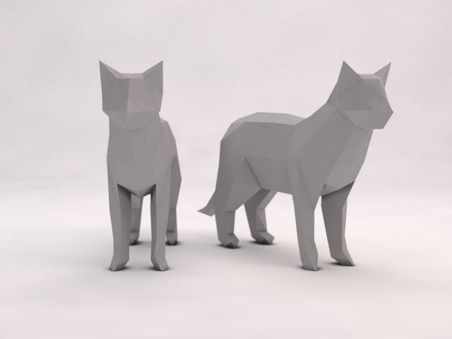 Модели Оригами 3D для Скачивания | TurboSquid