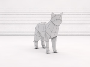 origami---cat Modelo 3D