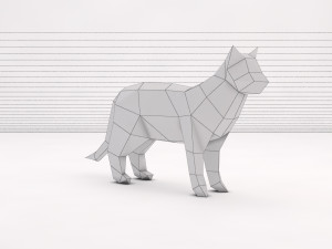 origami---cat Modelo 3D