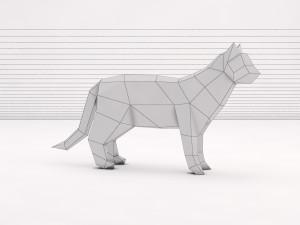 origami---cat Modelo 3D