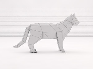 origami---cat Modelo 3D