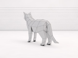 origami---cat Modelo 3D