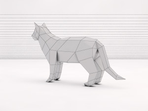 origami---cat Modelo 3D