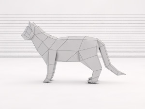 origami---cat Modelo 3D