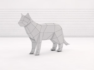 origami---cat Modelo 3D