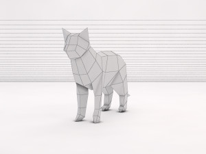 origami---cat Modelo 3D