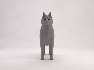 origami---dog 3D Модель